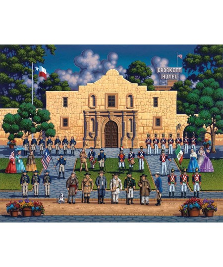 Dowdle Jigsaw Puzzle - The Alamo - 500 Piece $43.19 - Jigsaw Puzzles