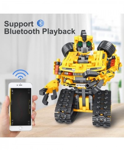 2-in-1 Build a Robot Kit 901 Pieces Remote & APP Controlled Robot & Car Robotic Transformers Toys STEM Projects for Kids Ages...