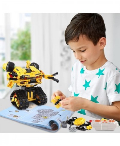 2-in-1 Build a Robot Kit 901 Pieces Remote & APP Controlled Robot & Car Robotic Transformers Toys STEM Projects for Kids Ages...