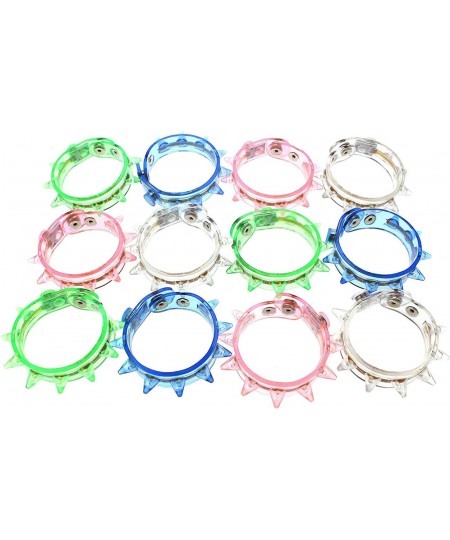 Light-up Flashing LED Spike Bracelets (2 Dozen - 24 Pcs) $46.32 - Kids' Dress-Up Accessories