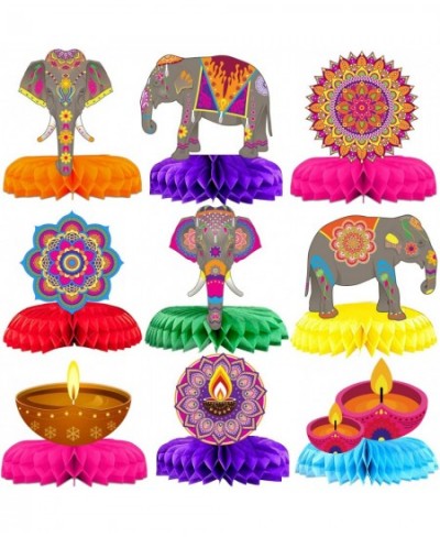 Happy Diwali Honeycomb Table Centerpiece Party Decorations Supplies Festival of Lights Deepavali Party Centerpieces Supply $2...