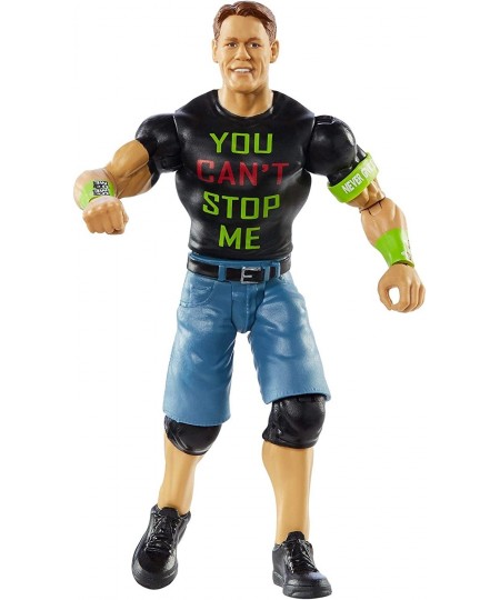 John Cena Basic Series 113 Action Figure in 6-inch Scale with Articulation & Ring Gear Multi (GLB17) $45.07 - Action Figures