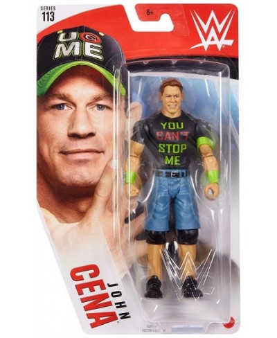 John Cena Basic Series 113 Action Figure in 6-inch Scale with Articulation & Ring Gear Multi (GLB17) $45.07 - Action Figures