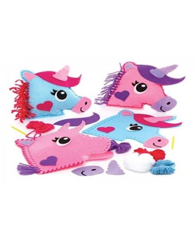 AW623 Unicorn Cushion Sewing Kit - Pack of 3 Introduction to Sewing for Beginners Great for Sewing Themed Craft Activities $1...