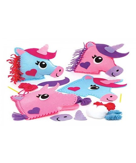 AW623 Unicorn Cushion Sewing Kit - Pack of 3 Introduction to Sewing for Beginners Great for Sewing Themed Craft Activities $1...