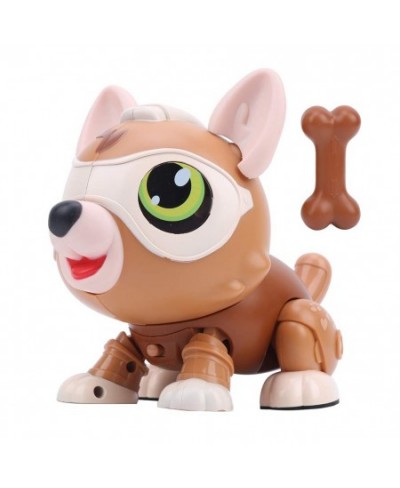 Robot Dog Toy Interactive Dancing Robotic Dog Multifunctional Singing for Kids Over 3 Years Boys and Girls(Magic Pet Dog Brow...