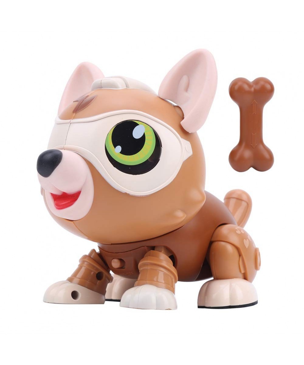 Robot Dog Toy Interactive Dancing Robotic Dog Multifunctional Singing for Kids Over 3 Years Boys and Girls(Magic Pet Dog Brow...