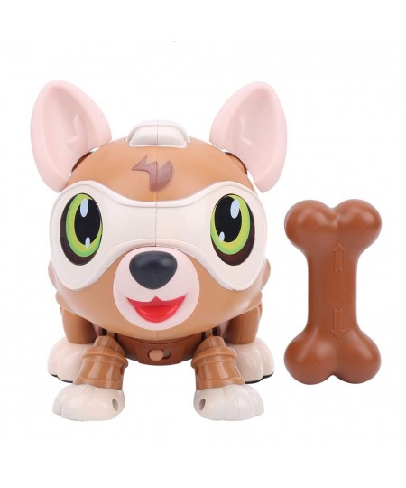 Robot Dog Toy Interactive Dancing Robotic Dog Multifunctional Singing for Kids Over 3 Years Boys and Girls(Magic Pet Dog Brow...