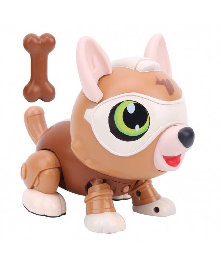 Robot Dog Toy Interactive Dancing Robotic Dog Multifunctional Singing for Kids Over 3 Years Boys and Girls(Magic Pet Dog Brow...