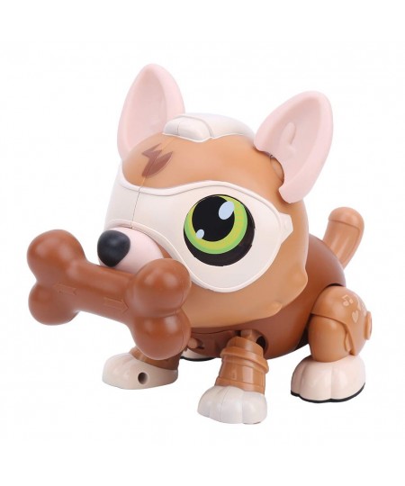 Robot Dog Toy Interactive Dancing Robotic Dog Multifunctional Singing for Kids Over 3 Years Boys and Girls(Magic Pet Dog Brow...