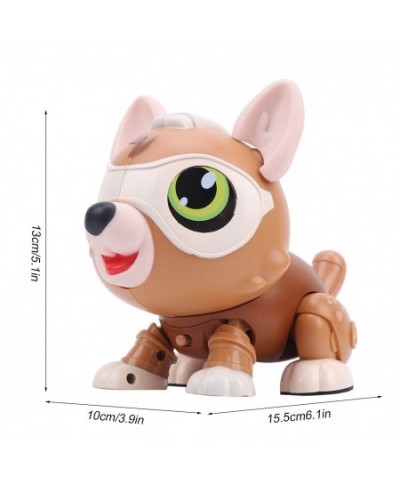 Robot Dog Toy Interactive Dancing Robotic Dog Multifunctional Singing for Kids Over 3 Years Boys and Girls(Magic Pet Dog Brow...