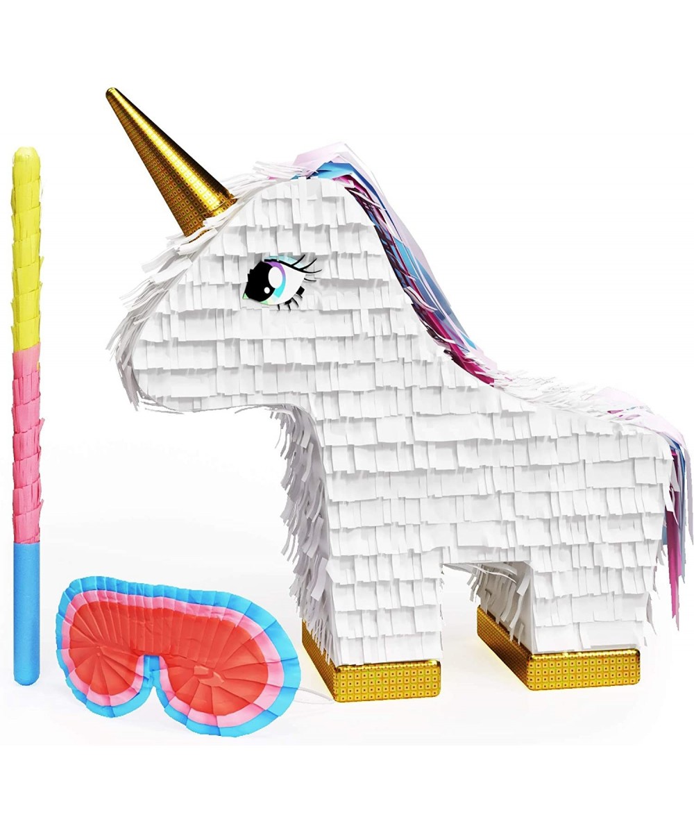 Unicorn Pinata Bundle with a Blindfold and Bat ― The REAL Large Sized Pinata For Birthday Parties Kids Carnival and Related E...