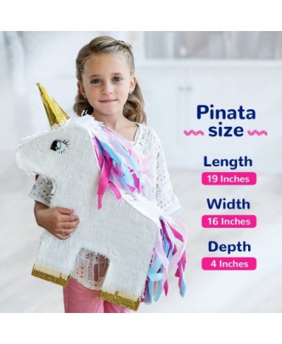 Unicorn Pinata Bundle with a Blindfold and Bat ― The REAL Large Sized Pinata For Birthday Parties Kids Carnival and Related E...