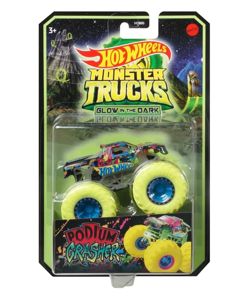 2022 Monster Trucks 1:64 Scale Diecast Glow in The Dark Podium Crasher $29.27 - Nature Exploration Toys