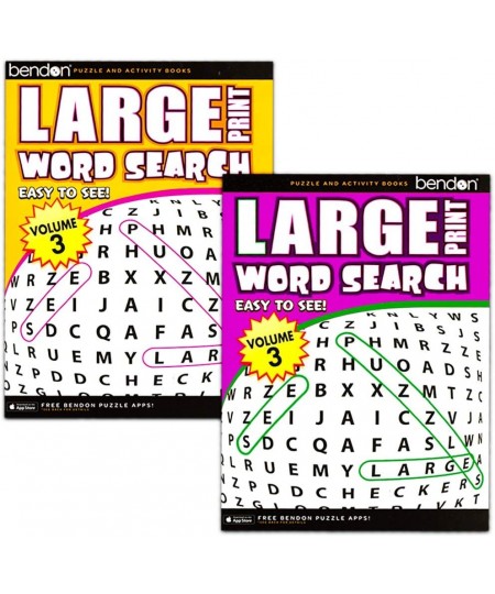 Title Large Print Word Search Books for Adults Super Set -- 6 Jumbo Word Find Puzzle Books with Large Print (Over 500 Pages T...