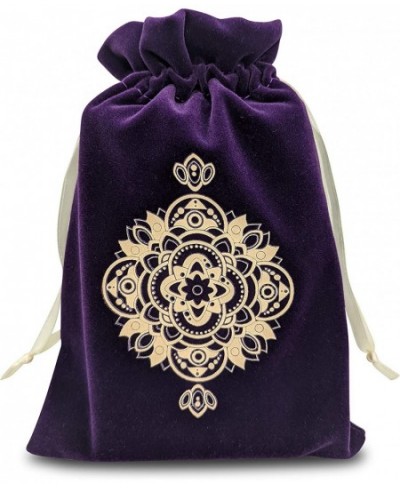 Spiritual Mandala Tarot & Dice Bag I Velvet & Satin Drawstring Pouch Ideal Size for Tarot & Oracle Cards DnD D&D Dungeons and...