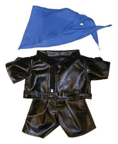 Biker Outfit Teddy Bear Clothes Fits Most 14" - 18" Build-A-Bear and Make Your Own Stuffed Animals $33.97 - Stuffed Animal Cl...