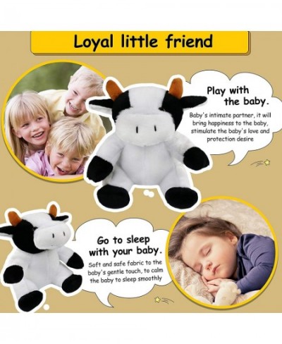 8'' Light up Dairy Cow Stuffed Animal Glow Milk Cattle LED Plush Toy Afraid of Dark Birthday Gift for Kids on Christmas Holid...