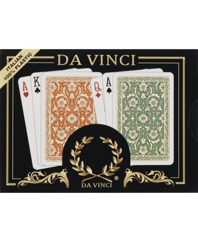 Venezia Italian 100% Plastic Playing Cards 2-Deck Set Bridge Size Regular Index $29.21 - Card Games