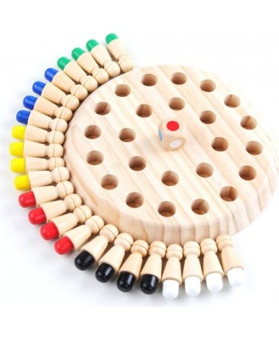 Wooden Memory Match Stick Chess Game Color Memory Chess Funny Block Board Game Parent-Child Interaction Toy Educational Intel...