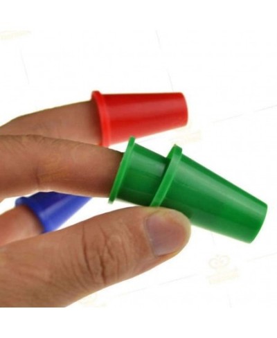 Magician's Nested Thimbles Outfit Multicolored Finger Caps Gimmick Close Up Real Street Stage Magic Trick $21.04 - Magic Kits...