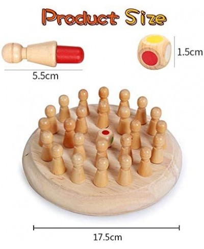 Wooden Memory Match Stick Chess Game Color Memory Chess Funny Block Board Game Parent-Child Interaction Toy Educational Intel...