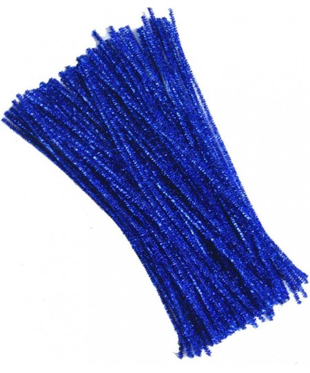 200pcs Pipe Cleaners Chenille Stems Glitter for Christmas DIY Creative Crafts Decorations (Blue) $17.52 - Craft Pipe Cleaners