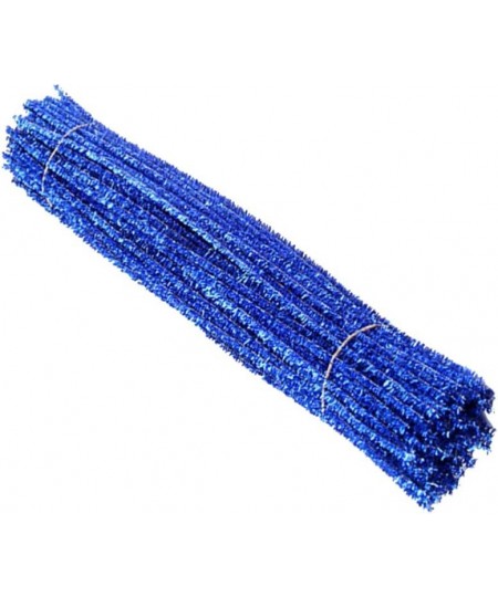 200pcs Pipe Cleaners Chenille Stems Glitter for Christmas DIY Creative Crafts Decorations (Blue) $17.52 - Craft Pipe Cleaners