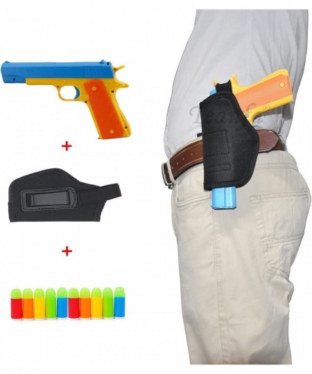 Classic Foam Play Toy Gun Colt 1911 Toy Gun with Tactical Holster and Colorful Soft Bullets Real Dimensions Fun Outdoor Game ...