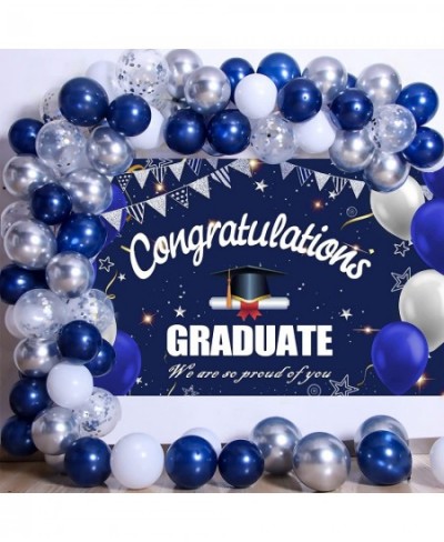 Graduation Party Decorations 2023 Navy Blue Graduation Decorations Graduation Party Supplies Congratulations GRADUATE Banner ...