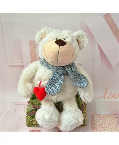 Valentine's Day Hug Me Teddy Bear Plush Teddy Bear Stuffed Animal with Red Heart Gift for Kids Couple Girlfriend (13.8 Inches...