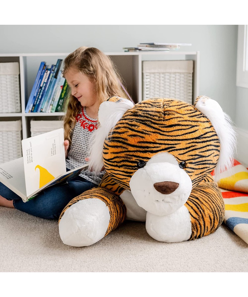 | Sqoosh2Poof Giant Cuddly Ultra Soft Plush Stuffed Animal with Bonus Interactive Surprise - 44" Tiger $94.56 - Plush Figure ...