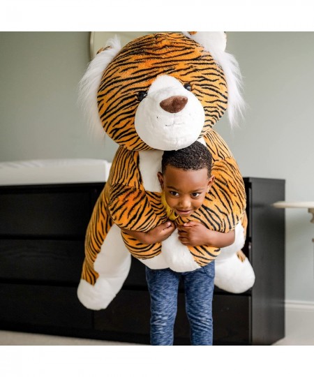 | Sqoosh2Poof Giant Cuddly Ultra Soft Plush Stuffed Animal with Bonus Interactive Surprise - 44" Tiger $94.56 - Plush Figure ...