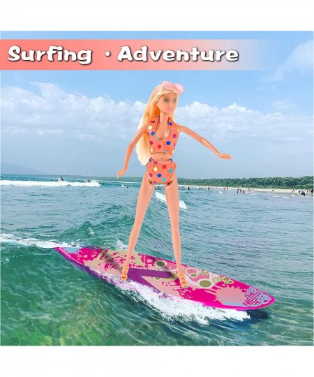 Doll Clothes and Accessories 3 Sets Doll Clothes with Volleyball Surfboard Cup Holder and Accessories for 11.5 Inch Girl Doll...