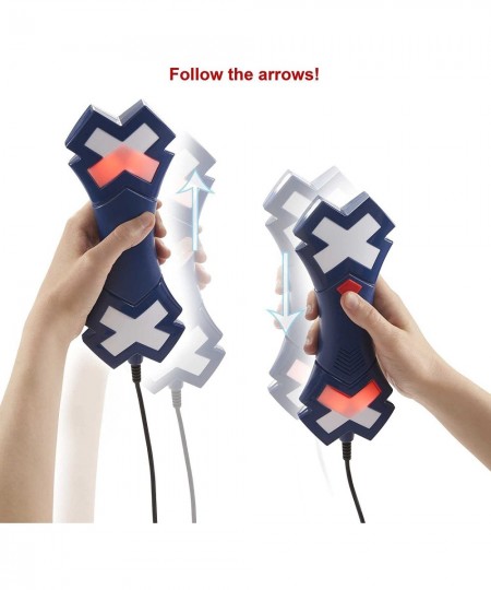 CROSSED SIGNALS Electronic Game With Pair Of Talking Light Wands Play Solo Or With Up To 4 Players Move Wands Up Down Or Shak...