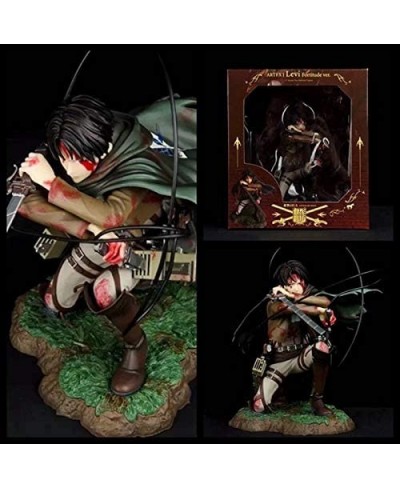 Attack On Titan Figure Levi Ackerman Battle Damage Ver Figure Anime Figure Action Figure $97.14 - Action Figures