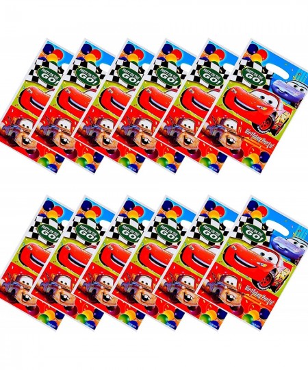 30PCS Race Cars Lightning McQueen Plastic Treat Bags Birthday Party Favor Bags Party Gift Goody Bags for Kids Birthday $16.07...