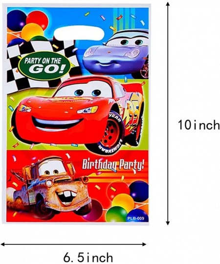 30PCS Race Cars Lightning McQueen Plastic Treat Bags Birthday Party Favor Bags Party Gift Goody Bags for Kids Birthday $16.07...