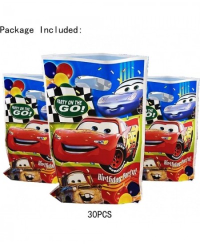 30PCS Race Cars Lightning McQueen Plastic Treat Bags Birthday Party Favor Bags Party Gift Goody Bags for Kids Birthday $16.07...