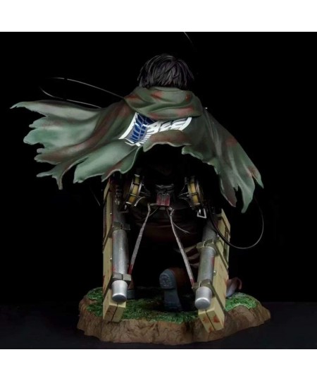 Attack On Titan Figure Levi Ackerman Battle Damage Ver Figure Anime Figure Action Figure $97.14 - Action Figures