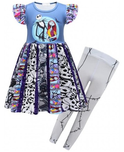 The Nightmare Before Christmas Dress Girl HALLOWEEN Costume Legging Cosplay 1-10 Years Old $61.66 - Kids' Costumes