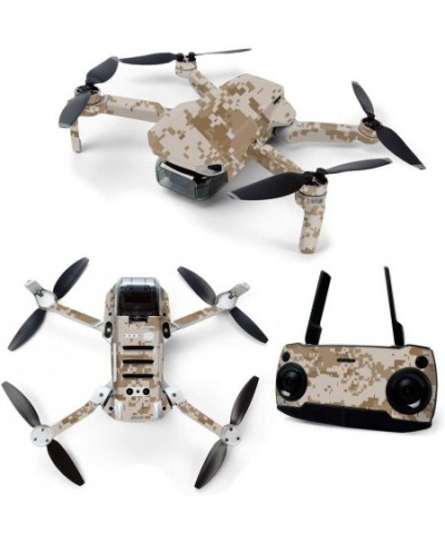 MightySkins Skin for DJI Mavic Mini Portable Drone Quadcopter - Desert Camo | Protective Durable and Unique Vinyl Decal wrap ...