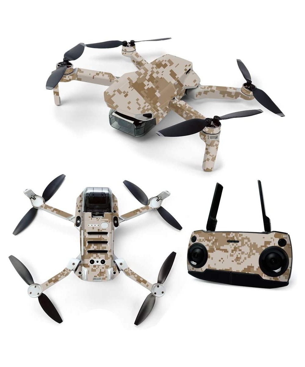 MightySkins Skin for DJI Mavic Mini Portable Drone Quadcopter - Desert Camo | Protective Durable and Unique Vinyl Decal wrap ...