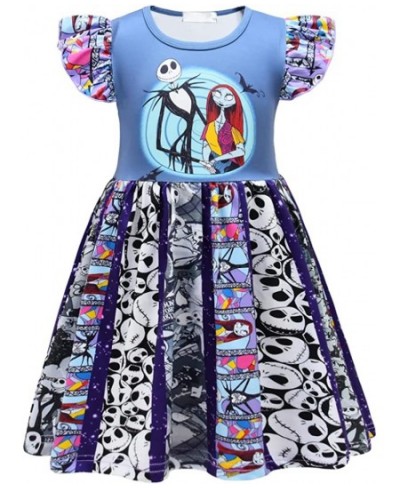 The Nightmare Before Christmas Dress Girl HALLOWEEN Costume Legging Cosplay 1-10 Years Old $61.66 - Kids' Costumes