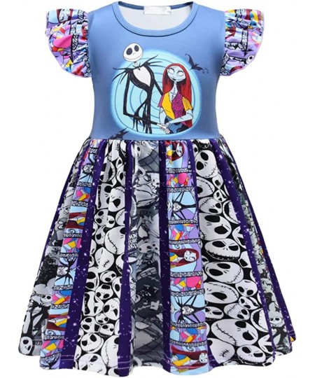 The Nightmare Before Christmas Dress Girl HALLOWEEN Costume Legging Cosplay 1-10 Years Old $61.66 - Kids' Costumes