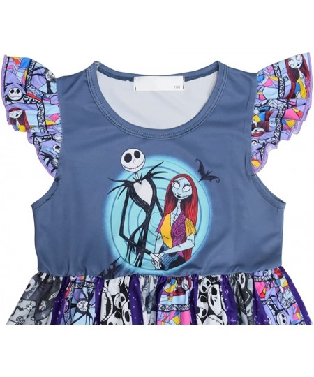 The Nightmare Before Christmas Dress Girl HALLOWEEN Costume Legging Cosplay 1-10 Years Old $61.66 - Kids' Costumes