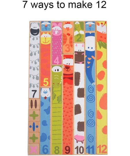 Wooden Montessori Number Rods - Rainbow Math Concepts Sticks - Preschool Math Toys $26.08 - Early Development & Activity Toys