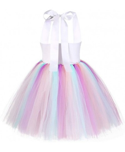 Girls Unicorn Costume Princess Tutu Dress with Unicorn Headband for Halloween Birthday Party $31.46 - Kids' Costumes