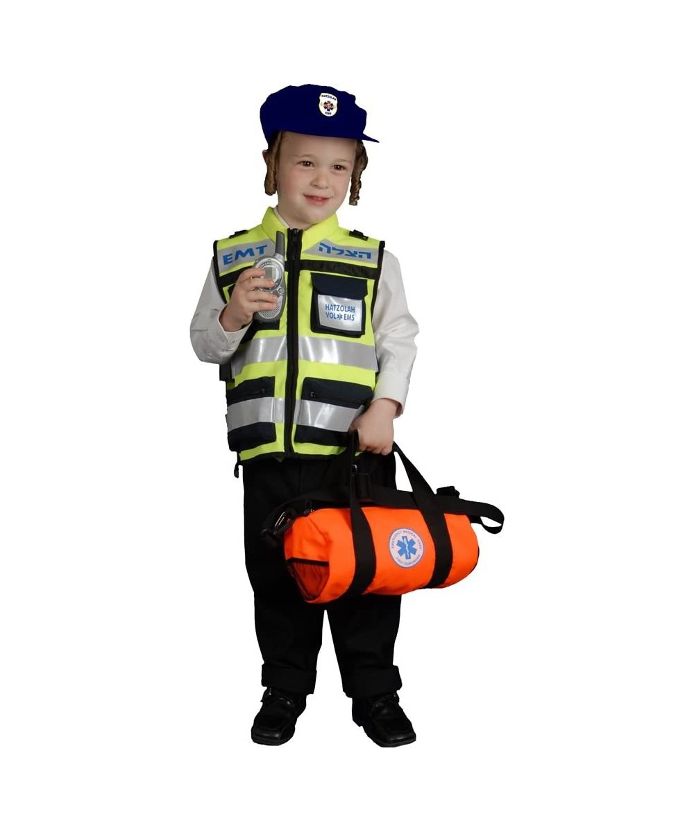 EMT Costume for Kids - Authentic Hatzolah Paramedic Costume for Boys and Girls - Vest and Cap Included $48.96 - Kids' Costumes