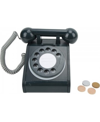 Children's Toy Retro Phone Retro Design Simulation Retro Dial Phone for Home for Gifts for Kids(Black) $46.57 - Pretend Phone...